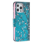 Housse iPhone 13 Pro Max Brancche Fleurie