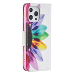 Housse iPhone 13 Pro Max Fleur Aquarelle