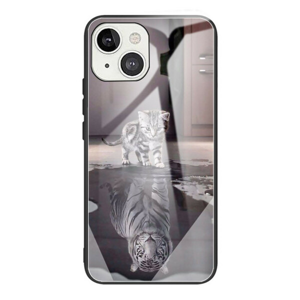 Coque iPhone 13 Verre Trempe Rêve de Chaton