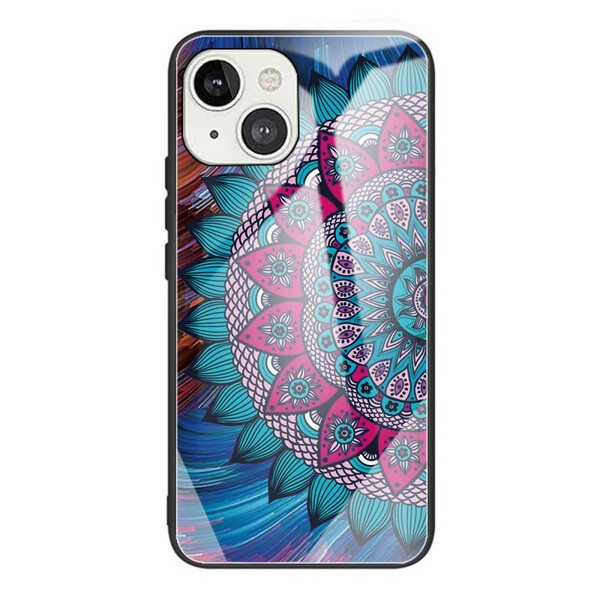 Coque iPhone 13 Verre Trempé Mandala