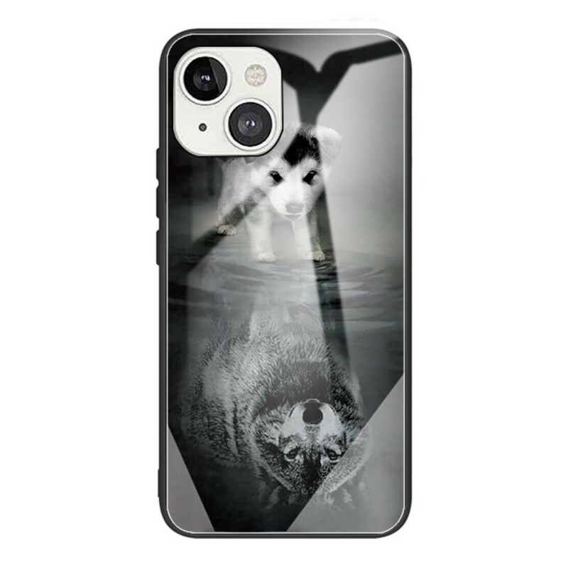 Coque iPhone 13 Verre Trempé Rêve de Chiot