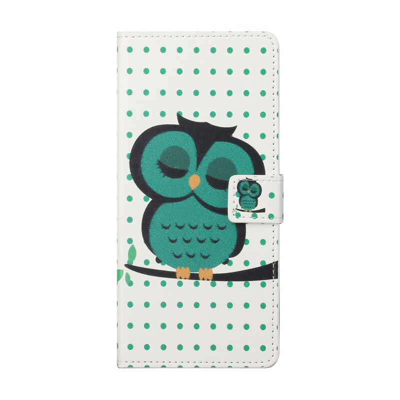 Housse iPhone 13 Hibou Endormi