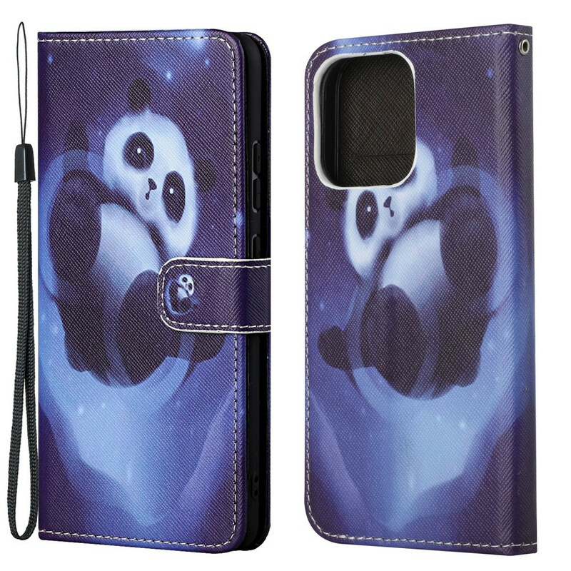 Housse iPhone 13 Panda Space