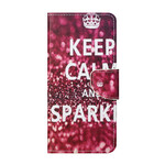 Housse iPhone 13 Keep Calm and Sparkle