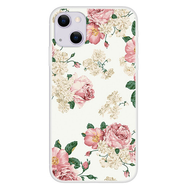 Coque iPhone 13 Fleurs Liberty