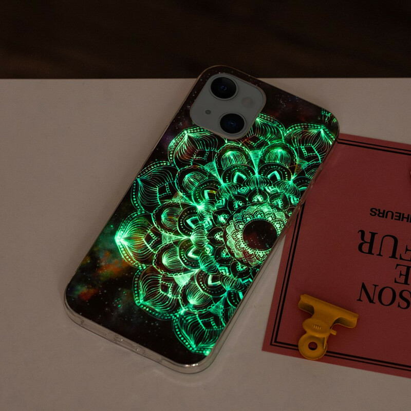 Coque iPhone 13 Série Floralies Fluorescente