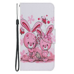 Housse iPhone 13 Lapins