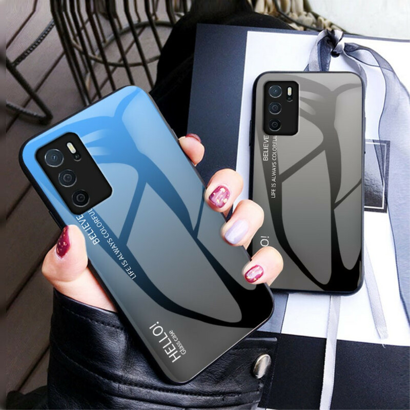 Coque Oppo A16 / A16s Verre Trempé Hello