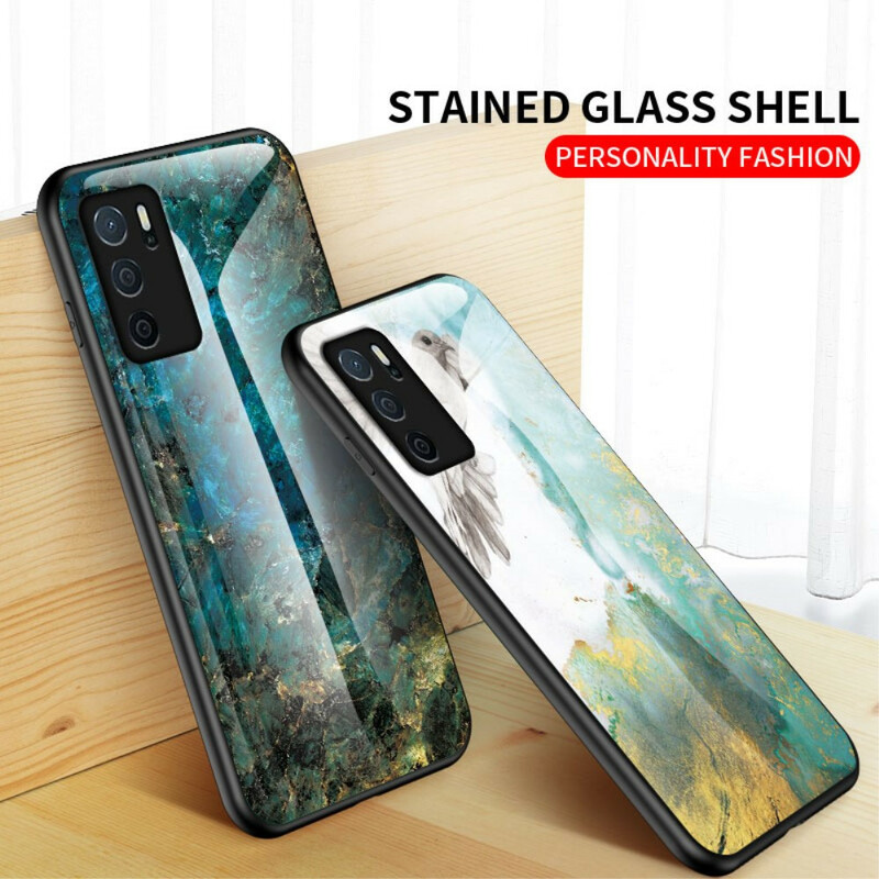 Coque Oppo A16 / A16s Verre Trempé Marble Colors