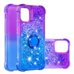 Coque iPhone 13 Paillettes Anneau-Support