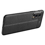 Coque OnePlus Nord 2 5G Effet Cuir Litchi Double Line