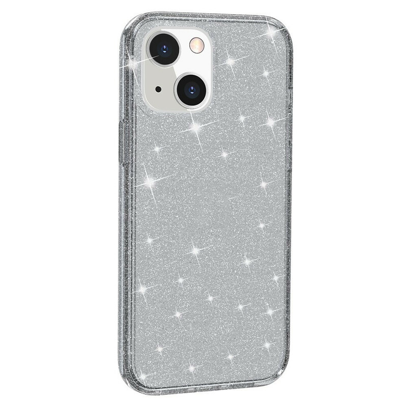 Coque iPhone 13 Transparente Paillettes