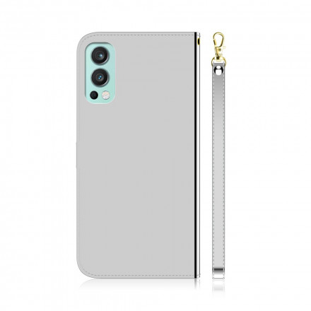 Housse OnePlus Nord 2 5G Simili Cuir Couverture MIroir