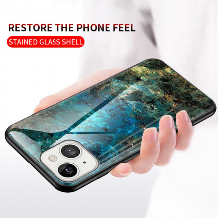 Coque iPhone 13 Verre Trempé Marble Colors