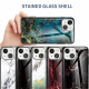 Coque iPhone 13 Verre Trempé Marble Colors