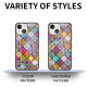 Coque iPhone 13 Support Magnétique Patchwork