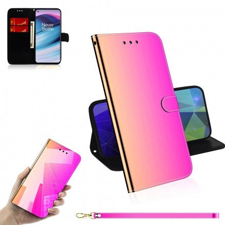 Housse OnePlus Nord CE 5G Simili Cuir Couverture MIroir