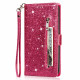 Housse iPhone 13 Porte-Monnaie Paillettes