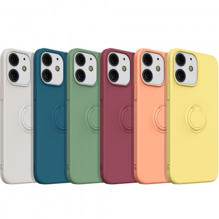 Coque iPhone 13 Silicone avec Support et Lanière