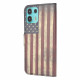 Housse Motorola Edge 20 Lite Drapeau Américain