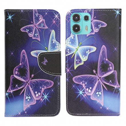 Housse Motorola Edge 20 Lite Butterflies