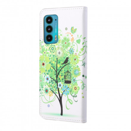 Housse Motorola Edge 20 Arbre Vert