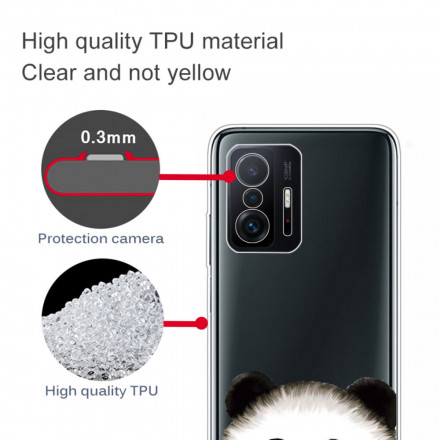 Coque Xiaomi 11T Transparente Panda