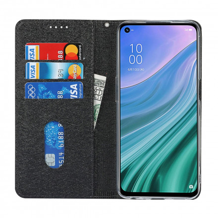 Flip Cover Oppo A54 5G / A74 5G Style Cuir Douceur avec Lanière