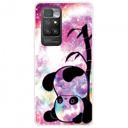 Coque Xiaomi Redmi 10 Panda et Bambou