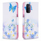 Housse Oppo A54 5G / A74 5G Papillons et Fleurs Peints