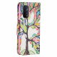 Housse Oppo A54 5G / A74 5G Arbre Coloré