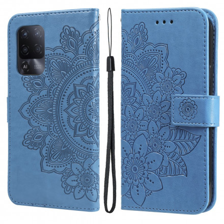 Housse Oppo A94 5G Mandala en Fleurs