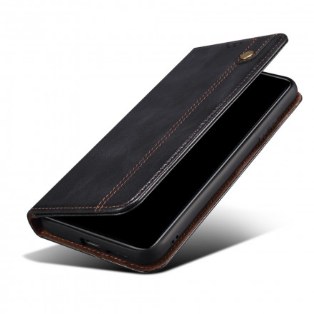 Flip Cover Xiaomi Redmi 10 Simili Cuir Ciré