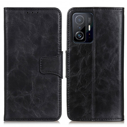 Housse Xiaomi 11T / 11T Pro Cuir Fendu Fermoir Réversible