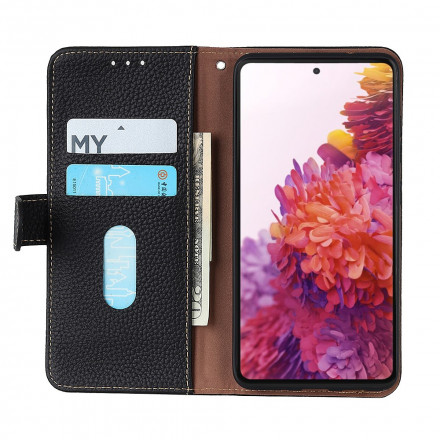 Housse Xiaomi 11T / 11T Pro Cuir Litchi KHAZNEH