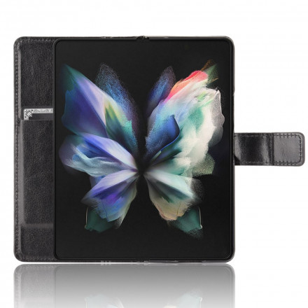 Housse Samsung Galaxy Z Fold 3 5G Simili Cuir Flashy