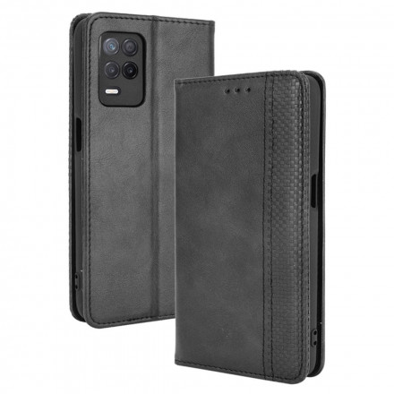 Flip Cover Realme 8 5G Effet Cuir Vintage Stylisé