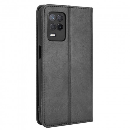 Flip Cover Realme 8 5G Effet Cuir Vintage Stylisé