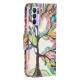 Housse Oppo Reno 6 5G Arbre Coloré