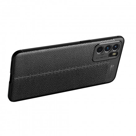 Coque Oppo Reno 6 5G Effet Cuir LItchi