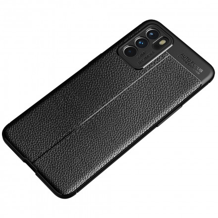 Coque Oppo Reno 6 5G Effet Cuir LItchi