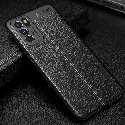 Coque Oppo Reno 6 5G Effet Cuir LItchi