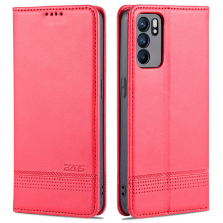 Flip Cover Oppo Reno 6 5G Style Cuir AZNS