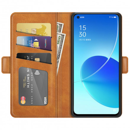 Housse Oppo Reno 6 5G Fermeture Double