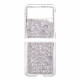 Coque Samsung Galaxy Z Flip 3 5G Transparent et Pierres Précieuses