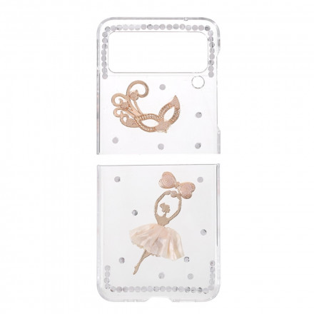 Coque Samsung Galaxy Z Flip 3 5G Pierres Précieuses Danseuse