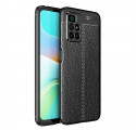 Coque Xiaomi Redmi 10 Effet Cuir Litchi Double Line