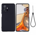 Coque Xiaomi 11T / 11T Pro Silicone Liquide Avec Lanière