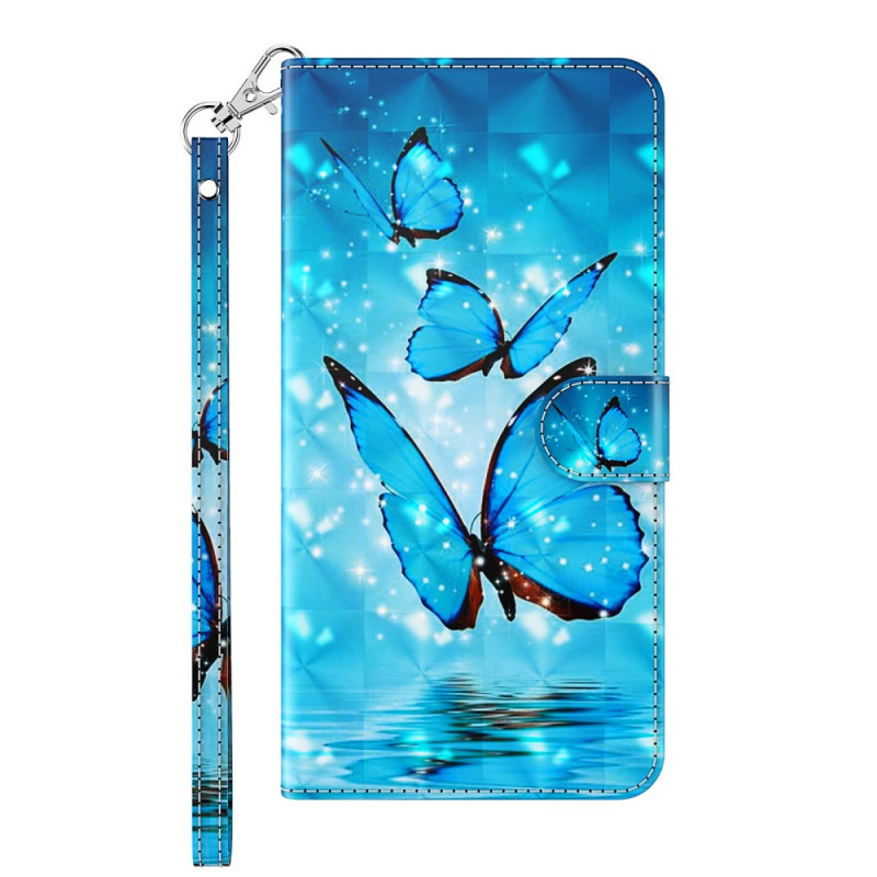 Housse Google Pixel 6 Pro Papillons Bleus Volants