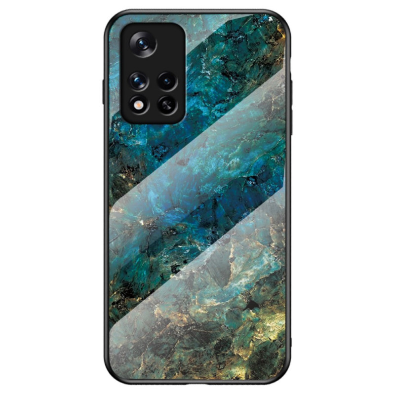 Coque Poco M4 Pro 5G Verre Trempé Marble Colors